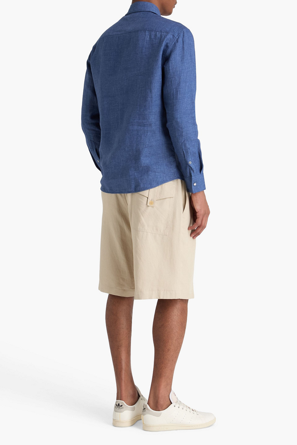  Dunhill - Hemd Aus Leinen - Blau - M 