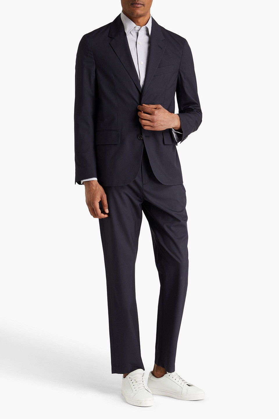 DUNHILL WOOL AND SILK-BLEND BLAZER