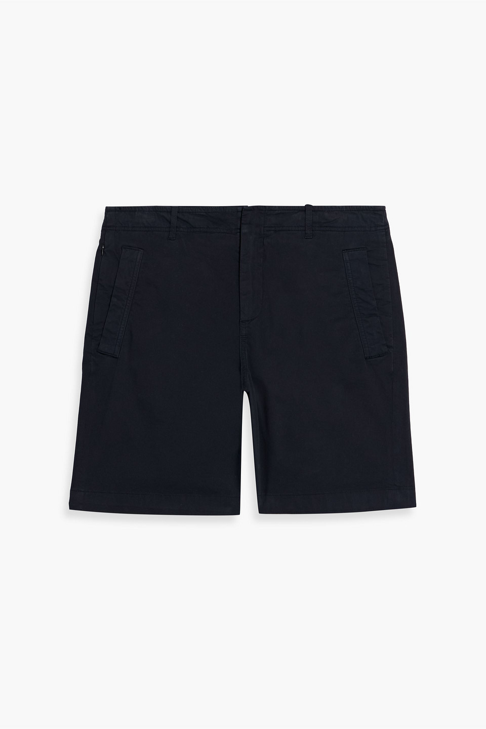 dunhill - cotton-blend sateen shorts - blue - it 50