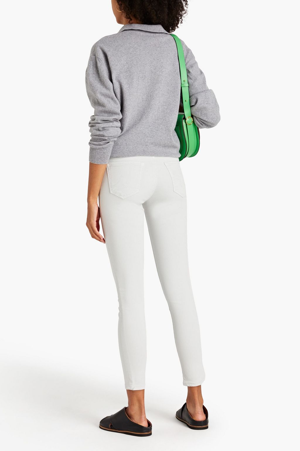AG JEANS Mid-rise skinny jeans