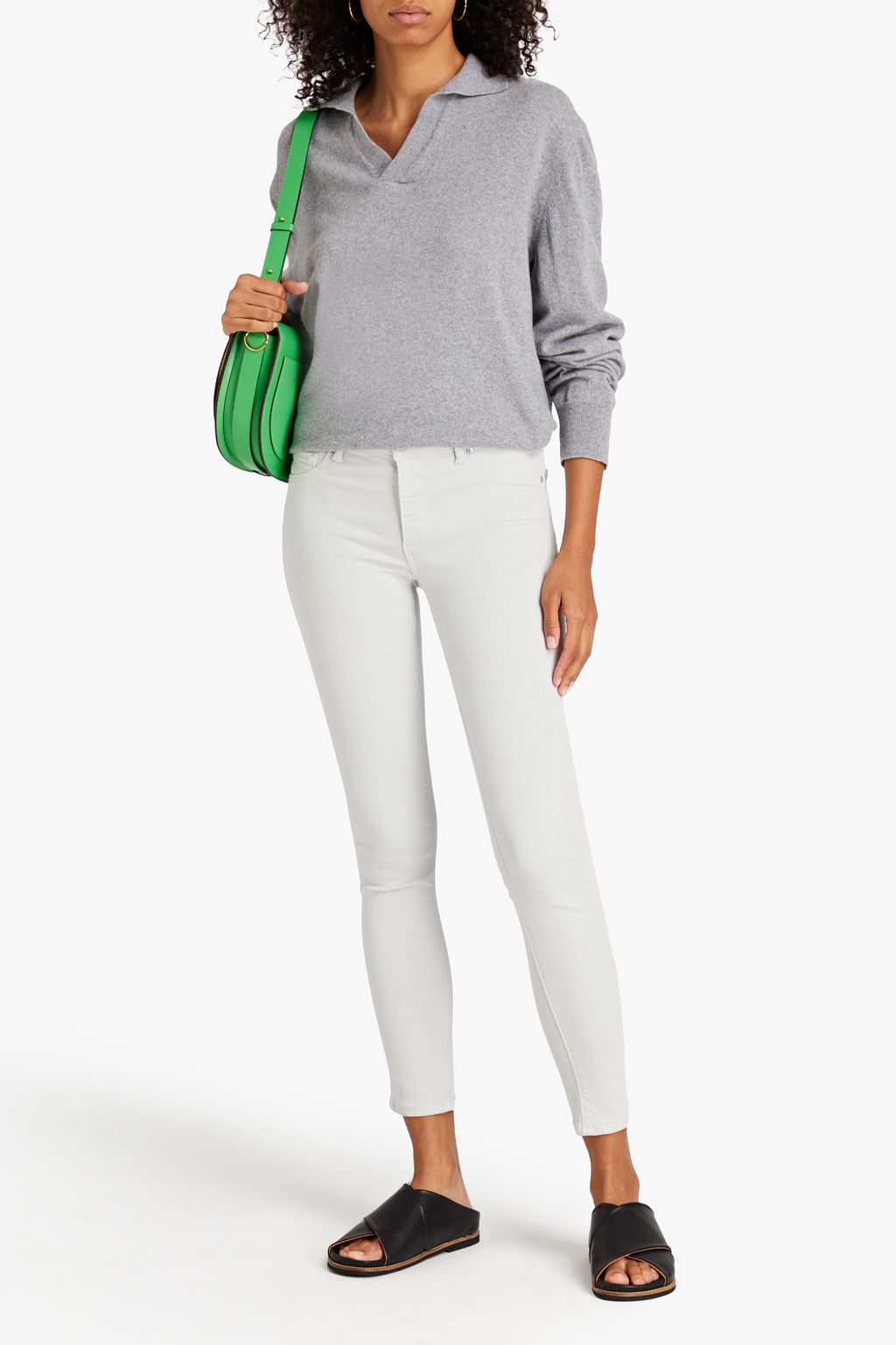 AG JEANS Mid-rise skinny jeans