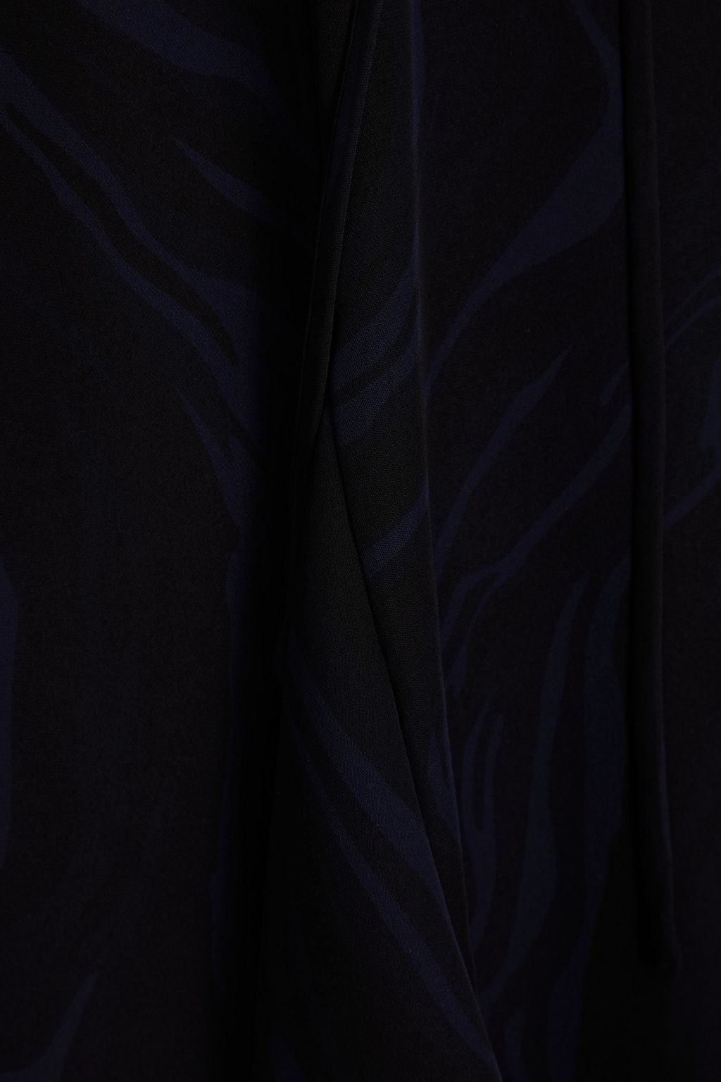 THEORY シルククレープデシン ミニワンピース ベルト付き プリント