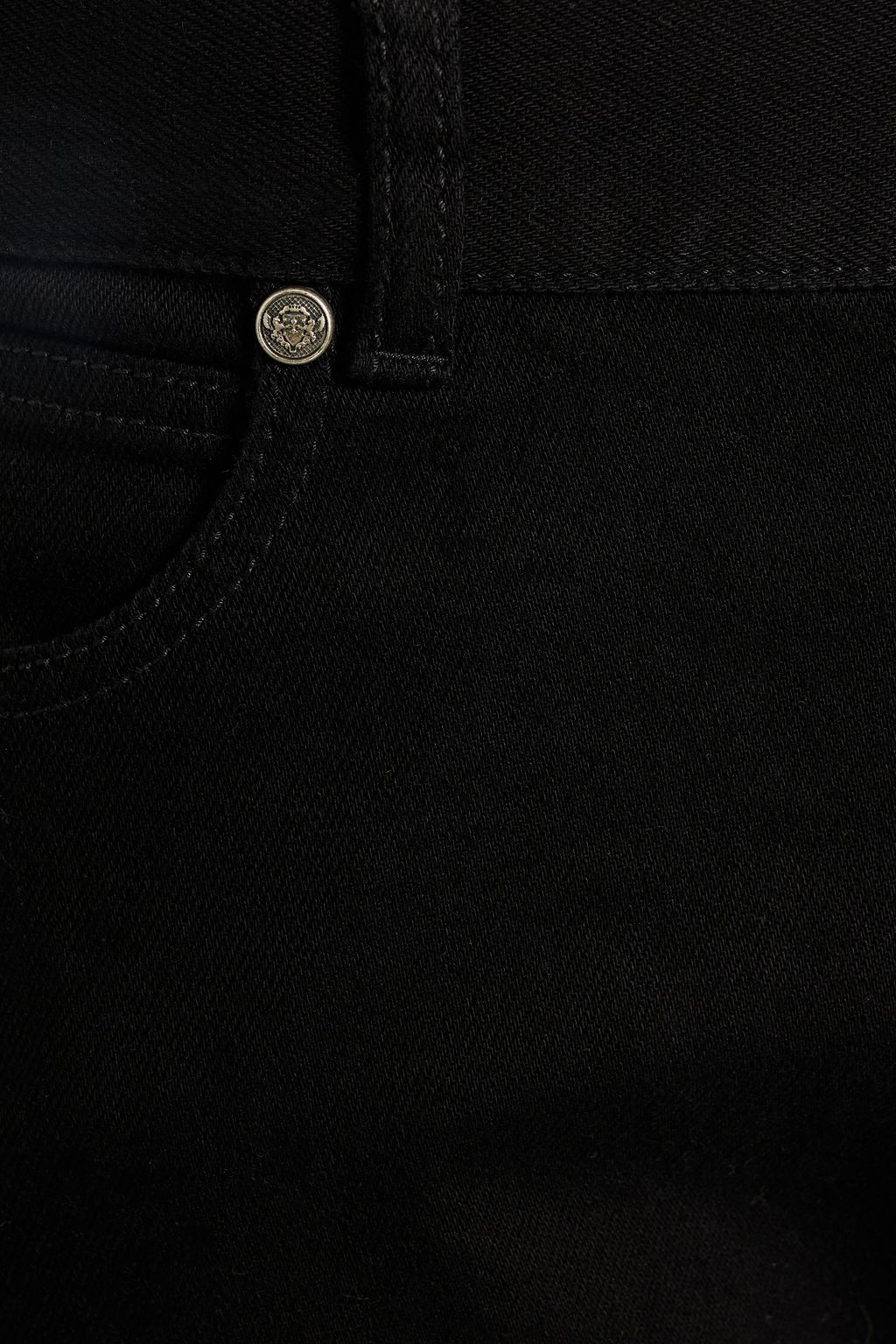 BALMAIN Slim-fit embellished denim jeans