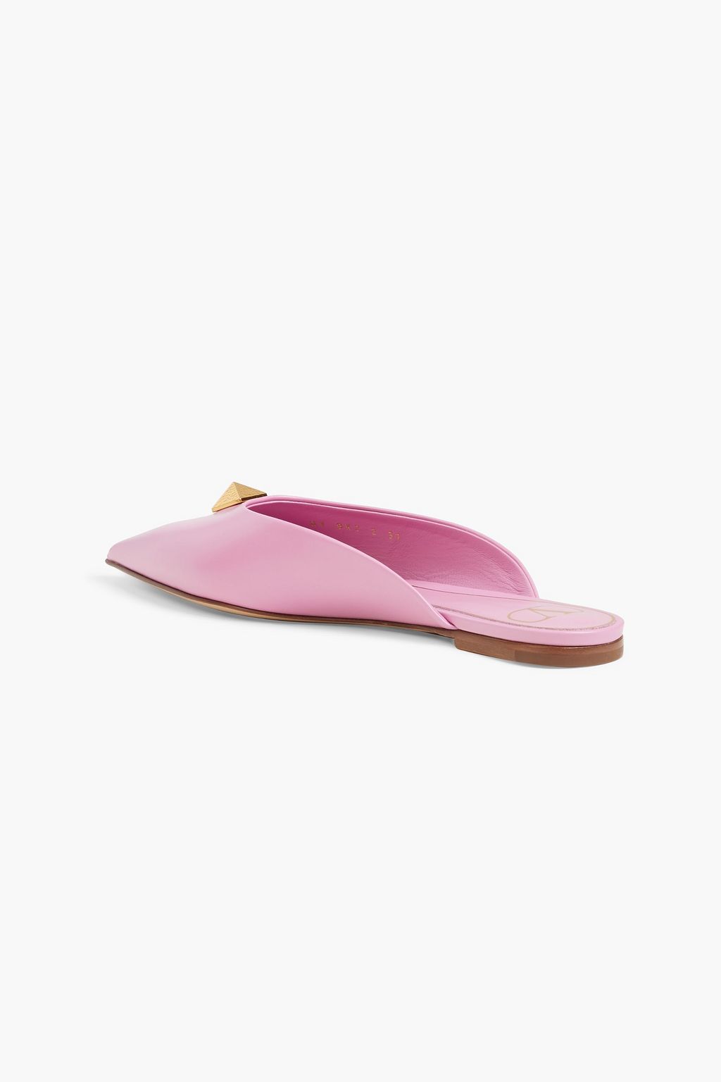 VALENTINO GARAVANI Roman Stud 가죽 슬리퍼