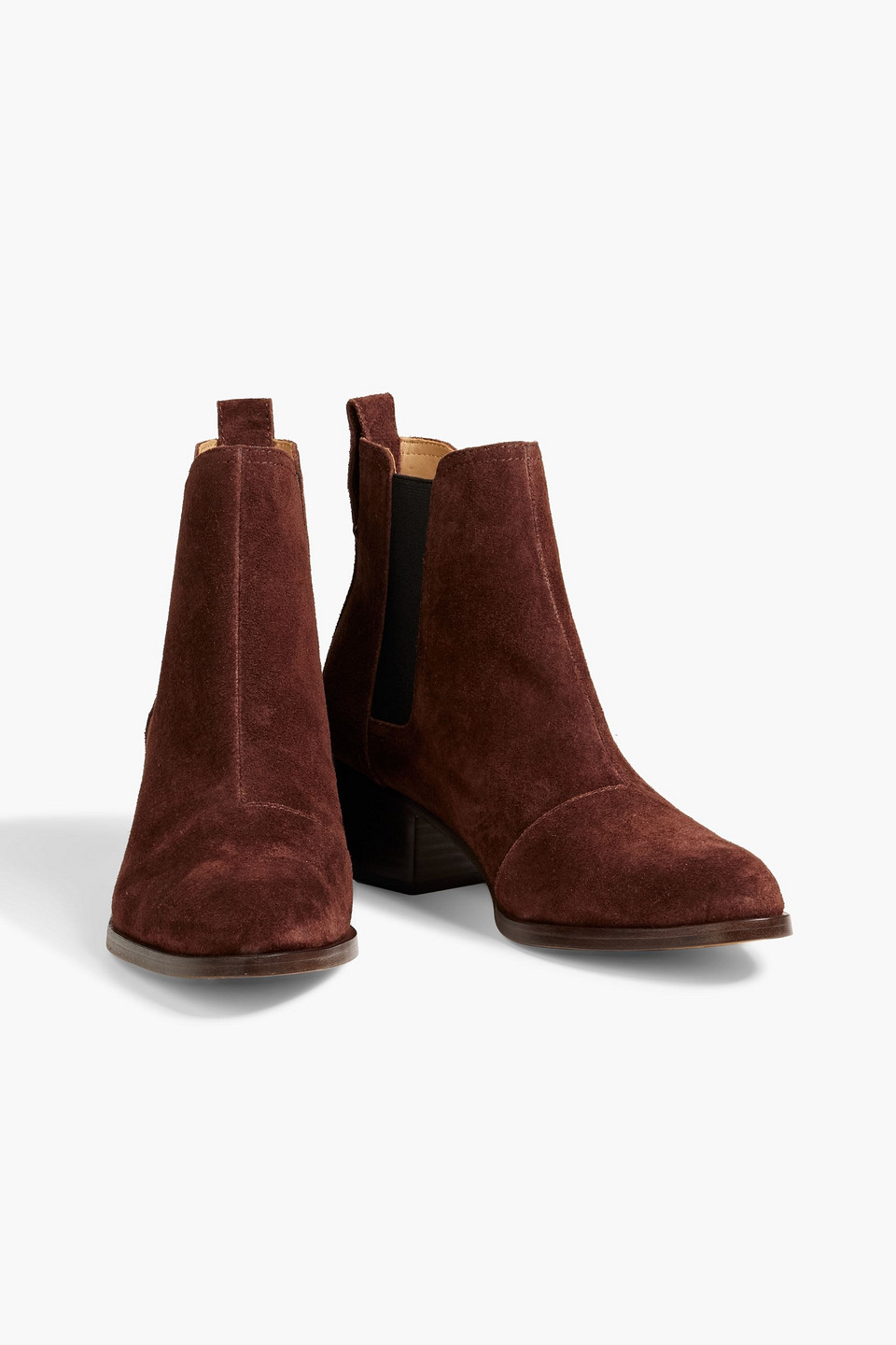  Rag & Bone - Walker Ankle Boots Aus Veloursleder - Braun - Eu 37.5 