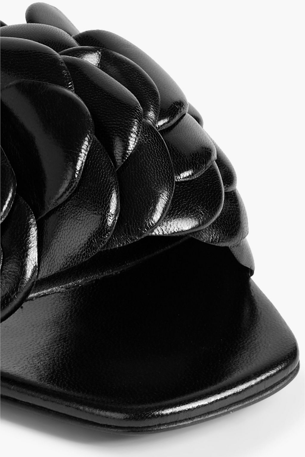 VALENTINO GARAVANI 03 Rose Edition Atelier leather slides