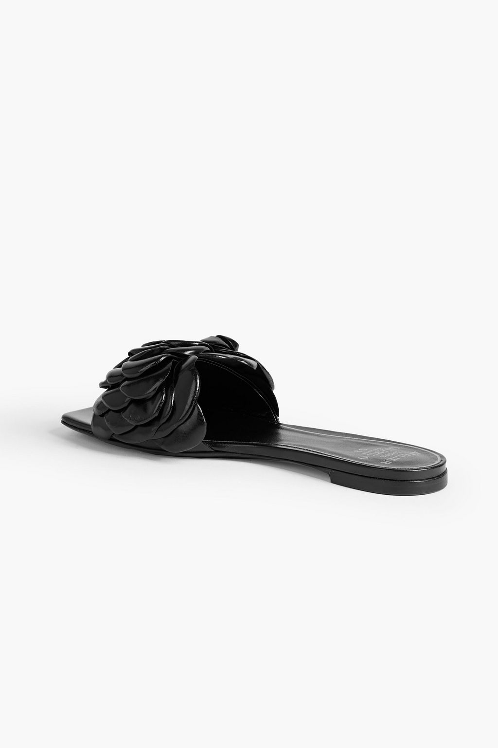 VALENTINO GARAVANI 03 Rose Edition Atelier leather slides