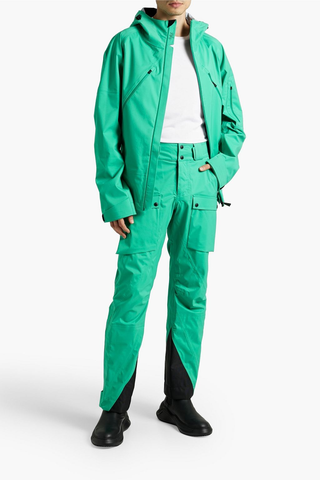 AZTECH MOUNTAIN Two-tone cordura-paneled bootcut ski pants