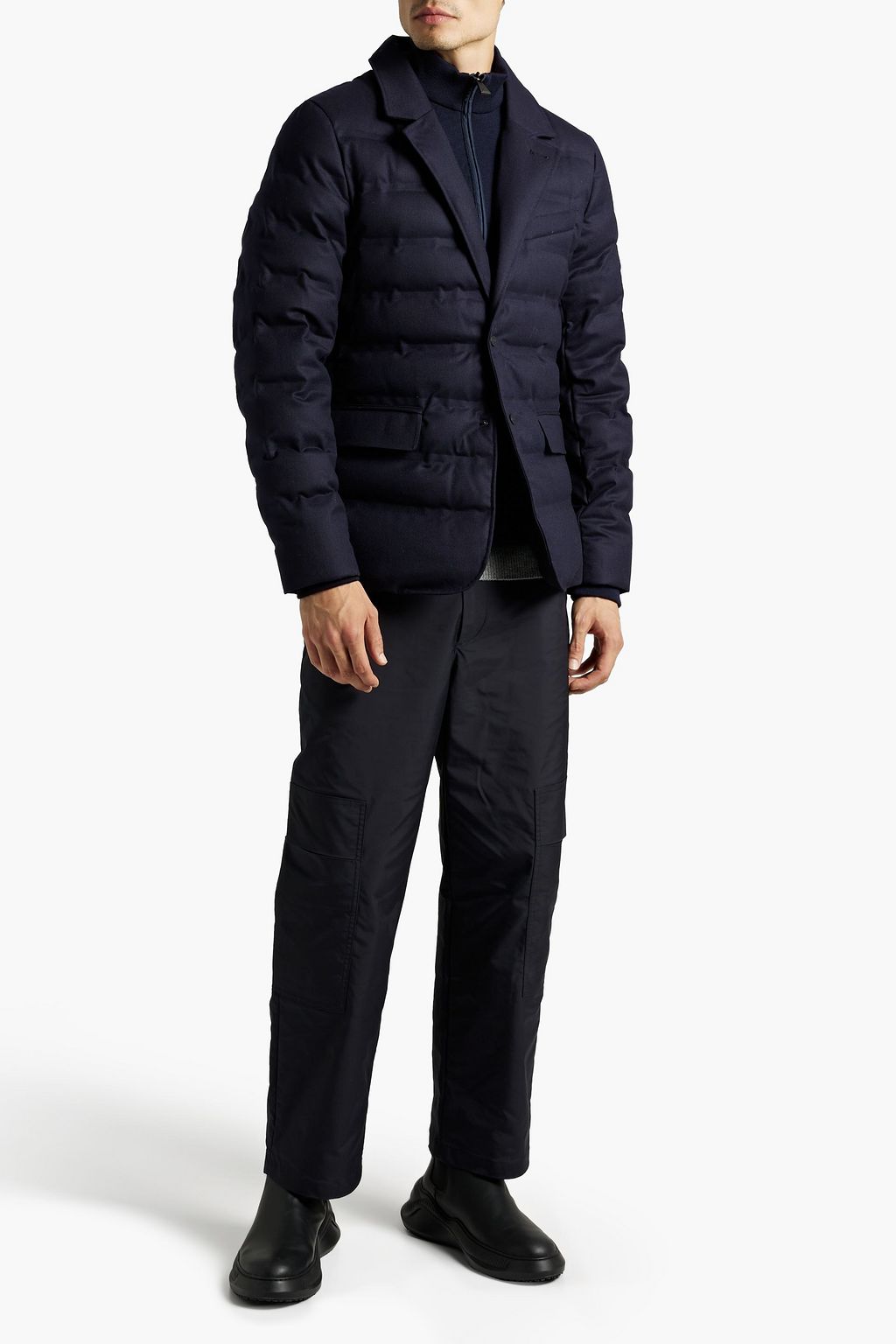 AZTECH MOUNTAIN Starwood quilted wool-blend twill down blazer