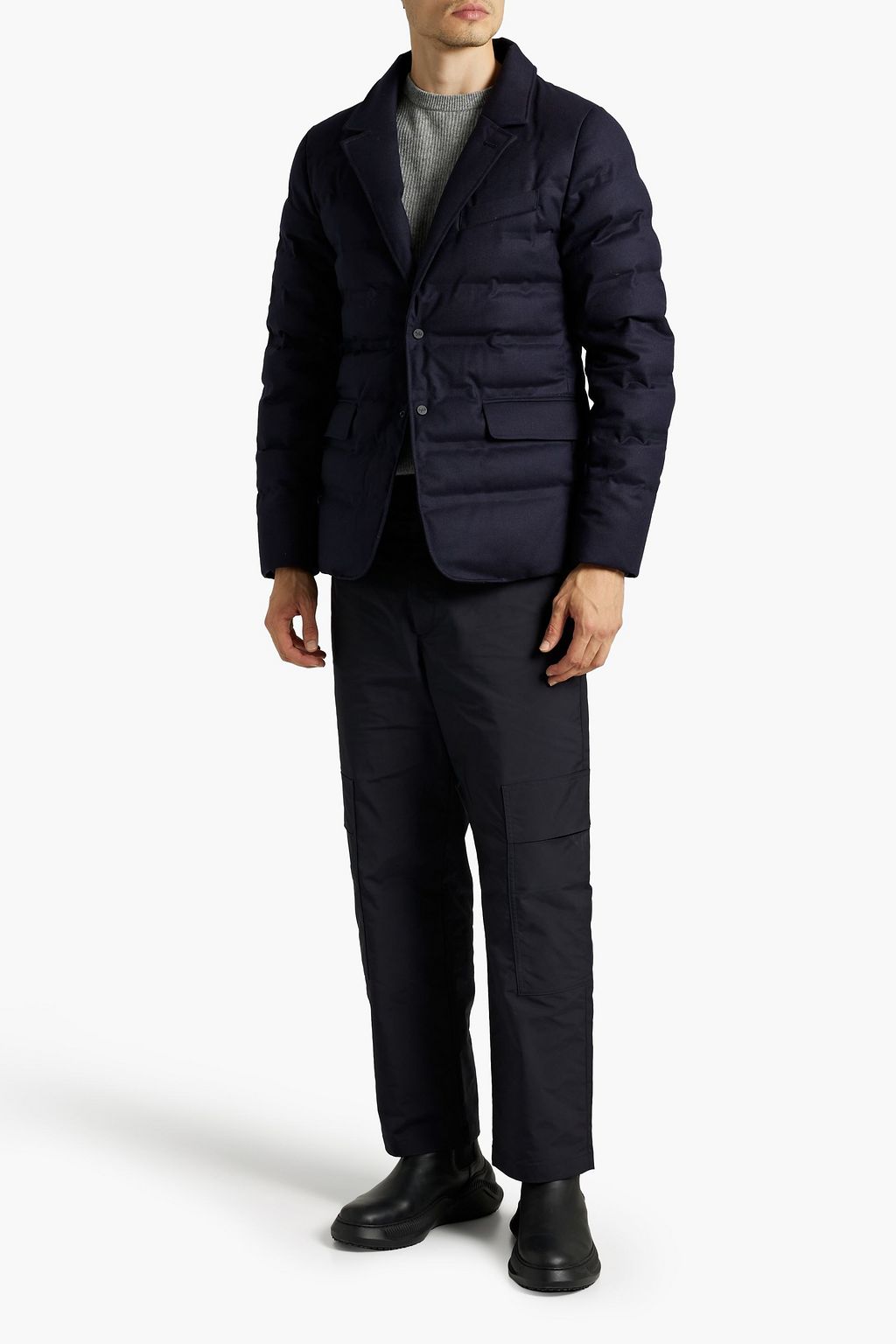 AZTECH MOUNTAIN Starwood quilted wool-blend twill down blazer