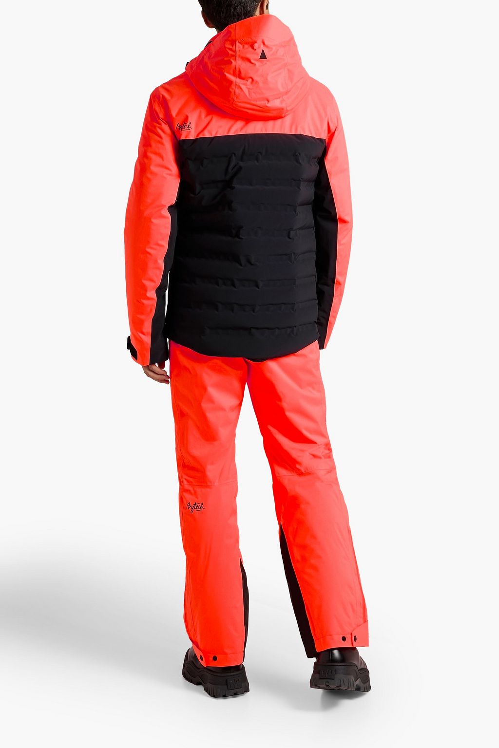 AZTECH MOUNTAIN Ajax quilted color-block hooded ski jacket