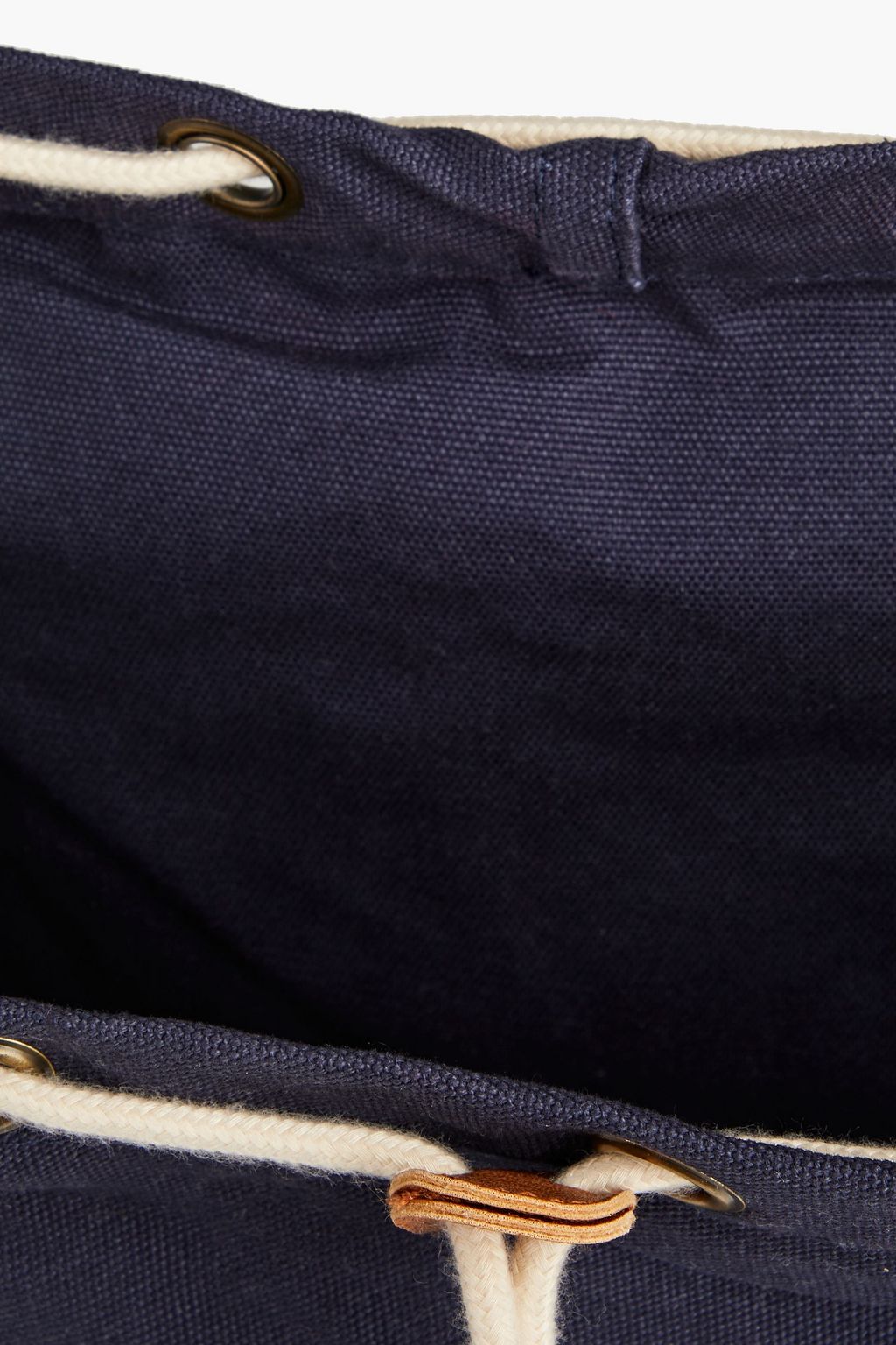 SAMSØE Φ SAMSØE Jackie embroidered cotton-canvas backpack