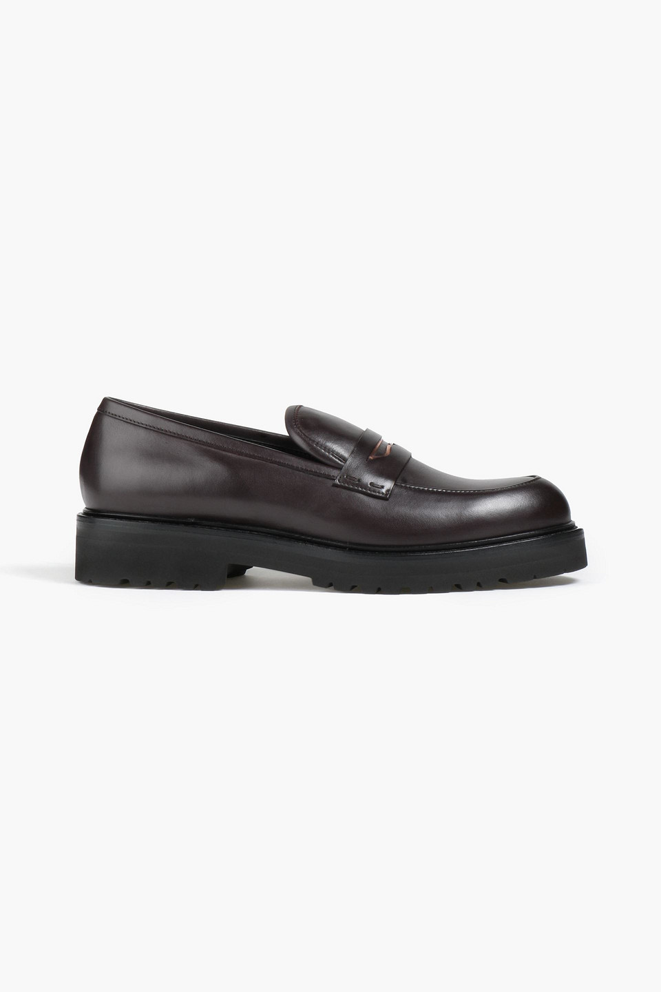 Rupert Sanderson Mundra Leather Loafers In Black