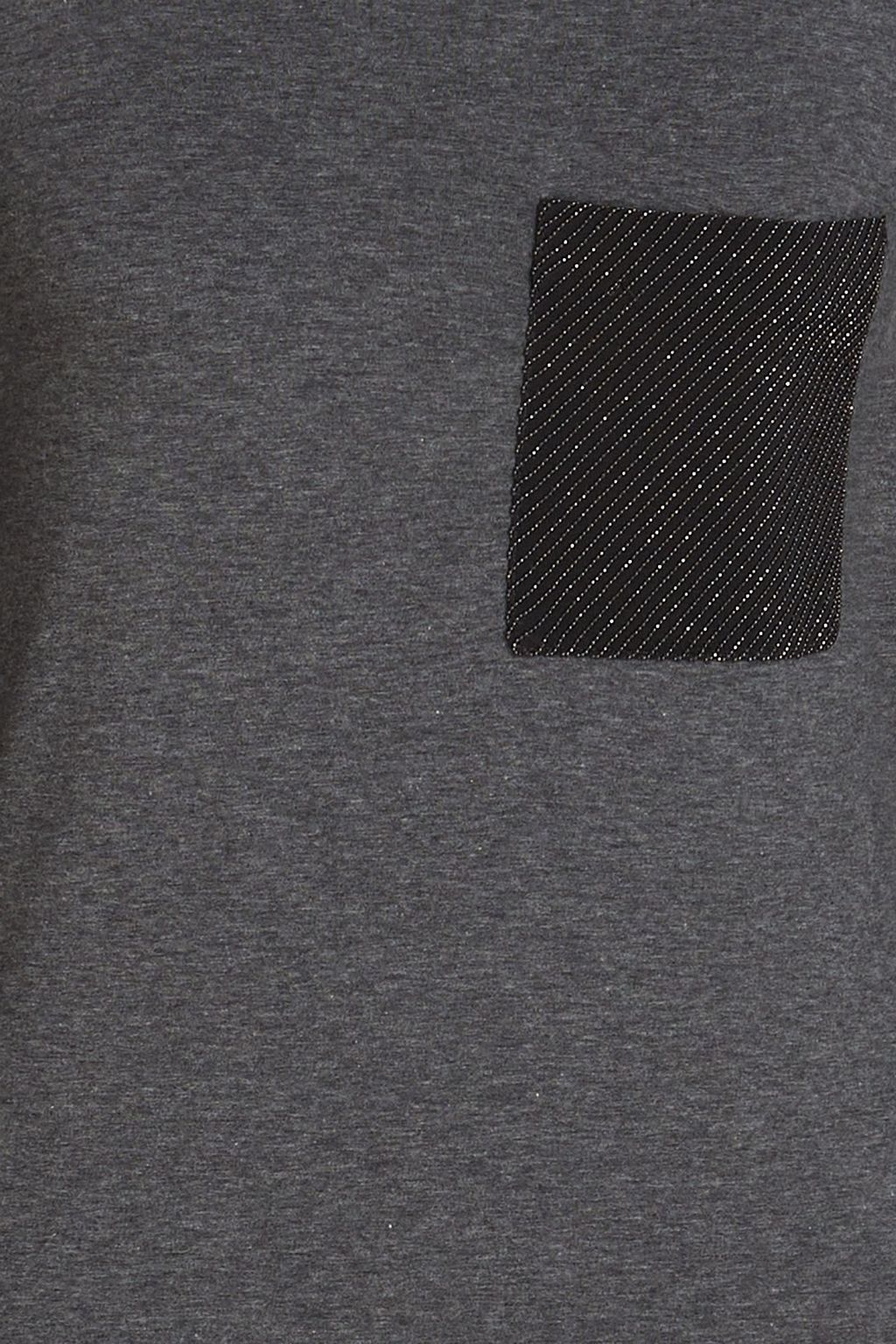 BRUNELLO CUCINELLI Bead-embellished stretch-cotton jersey top