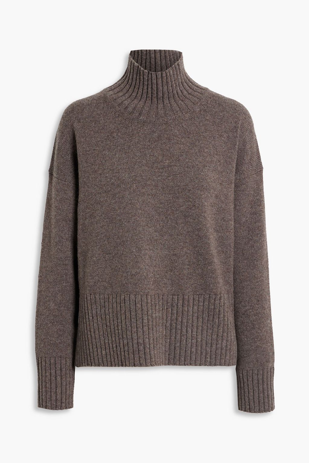 Wool and cashmere-blend turtleneck sweater
