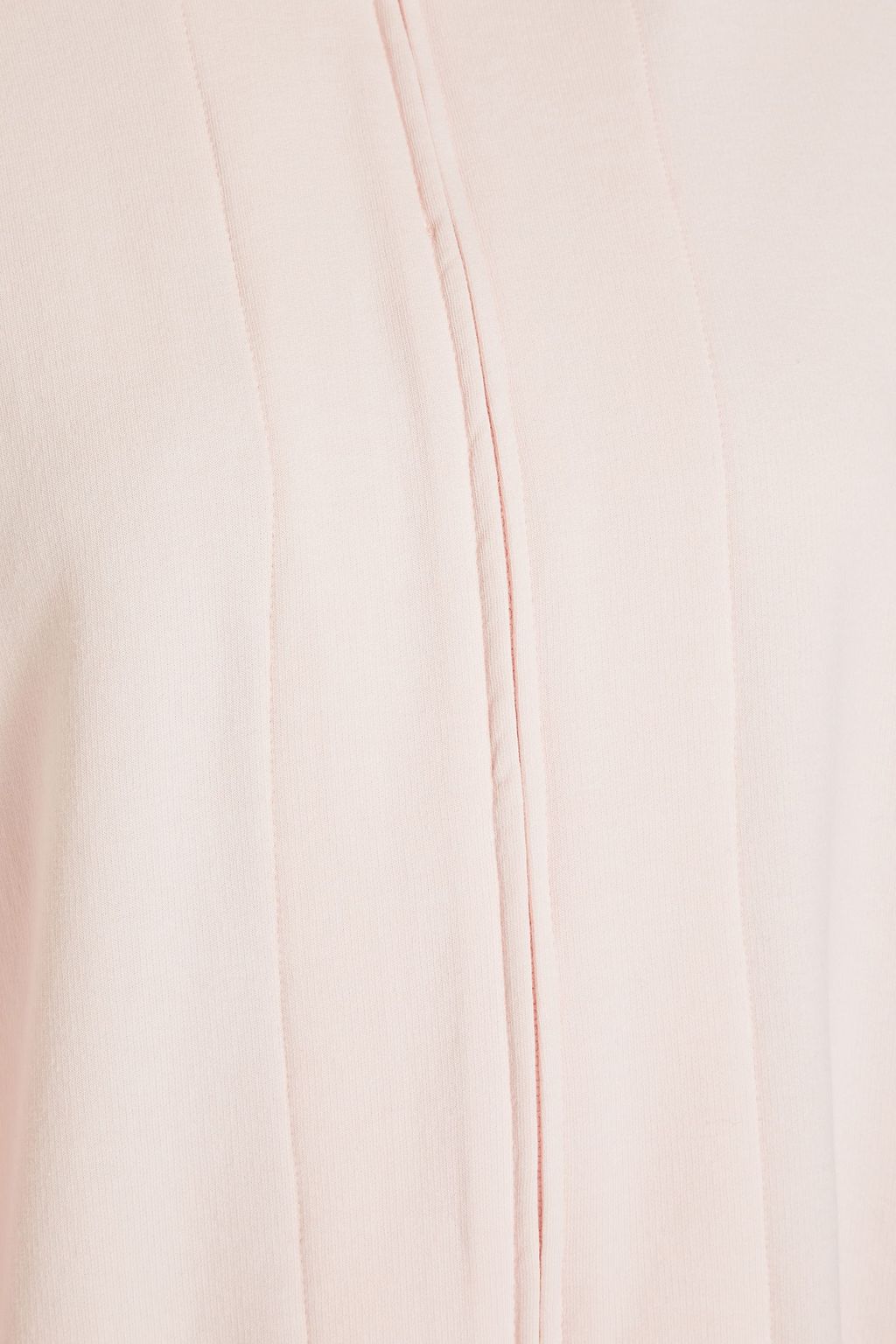 DKNY Appliquéd cotton-blend jersey hoodie