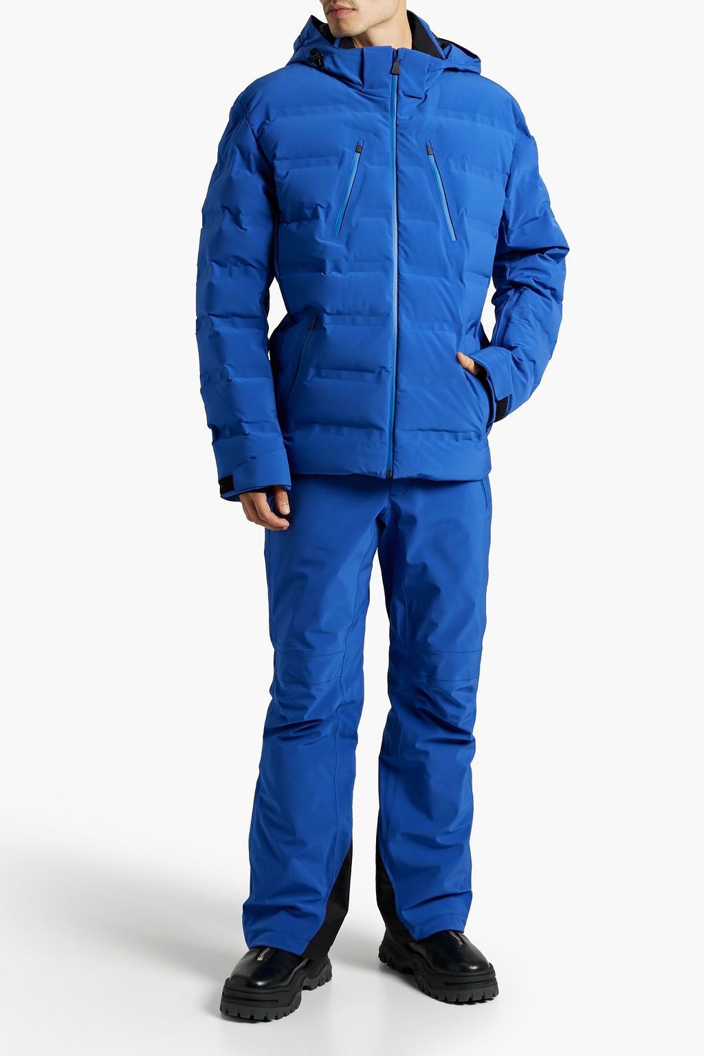 AZTECH MOUNTAIN Quilted hooded down ski jacket