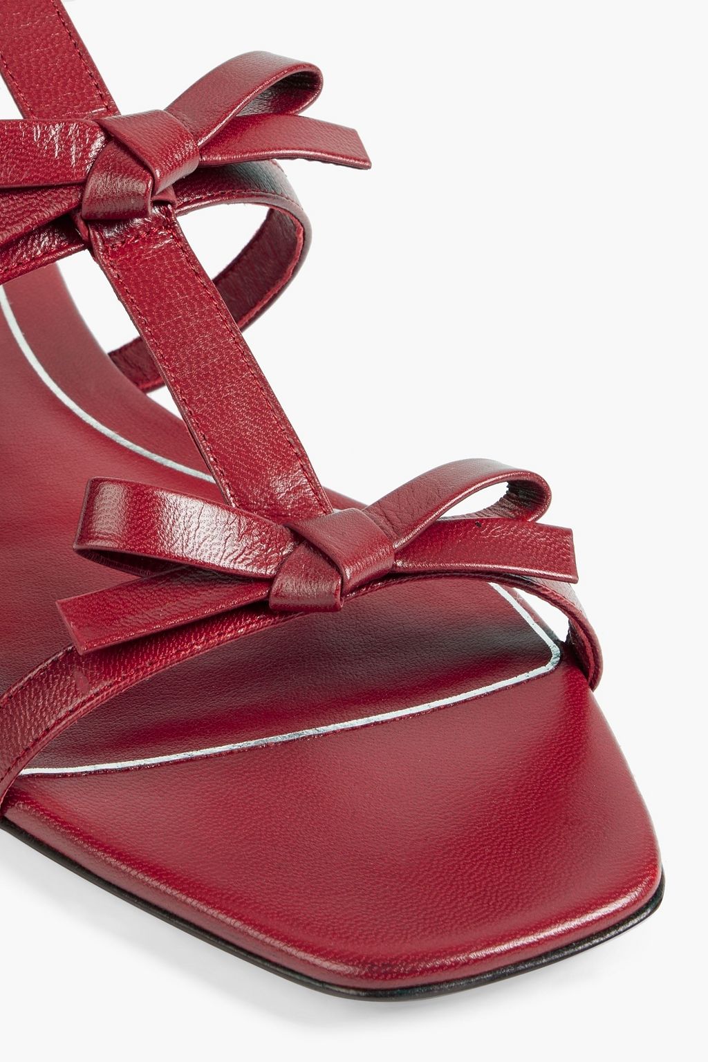 VALENTINO GARAVANI French Bows leather sandals