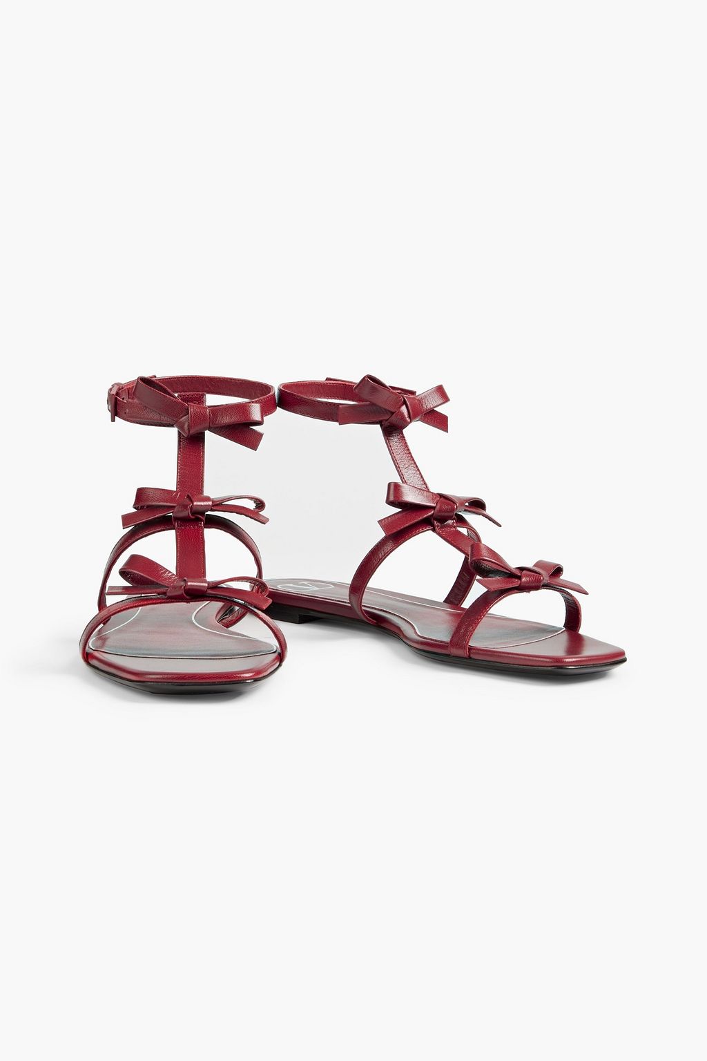 VALENTINO GARAVANI French Bows leather sandals