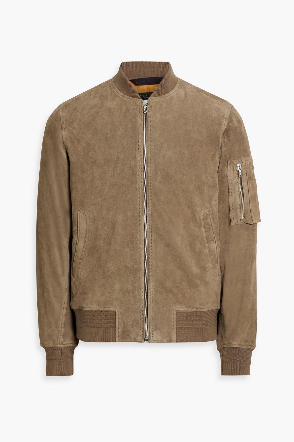 RAG & BONE Manston suede bomber jacket | THE OUTNET