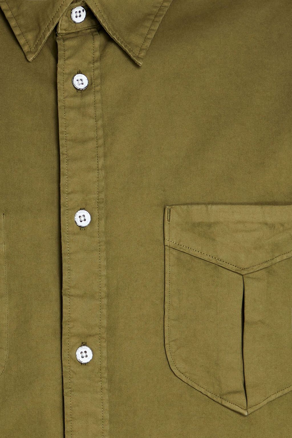 RAG & BONE Arrow cotton and Lyocell-blend twill shirt