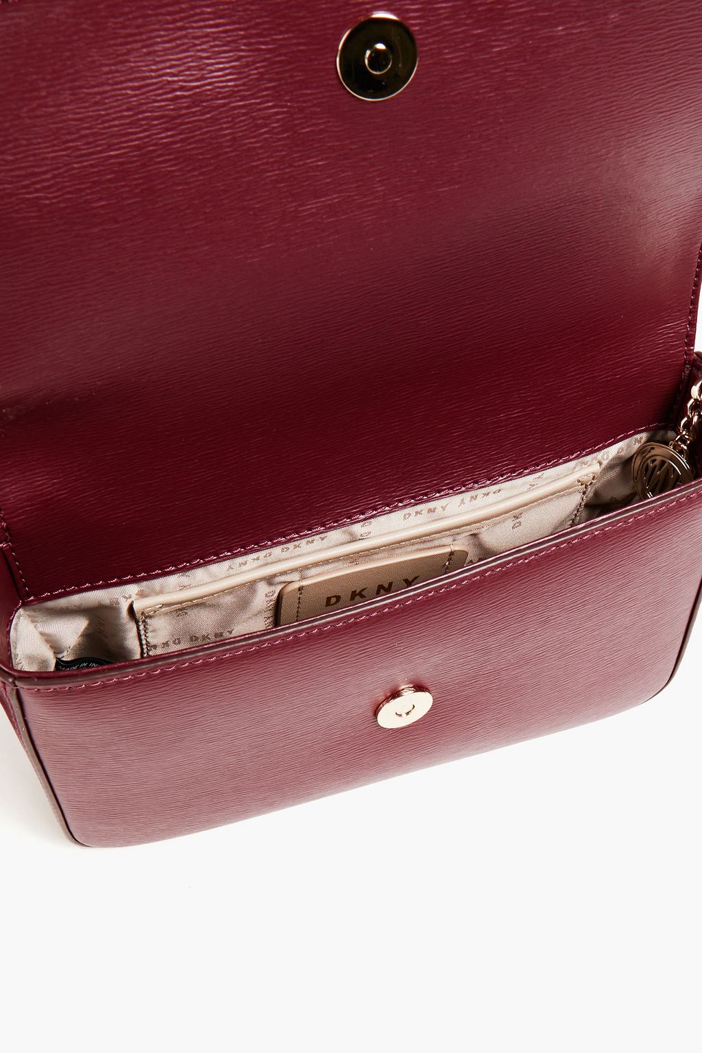 DKNY Bryant texturedleather shoulder bag Sale up to 70 off THE