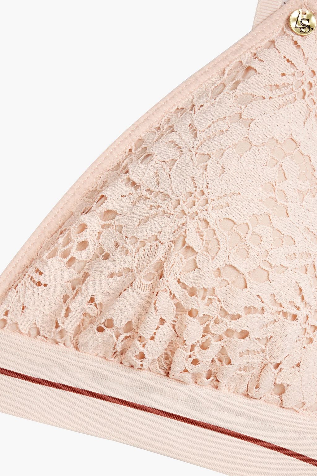 LOVE STORIES Uma corded lace triangle bra