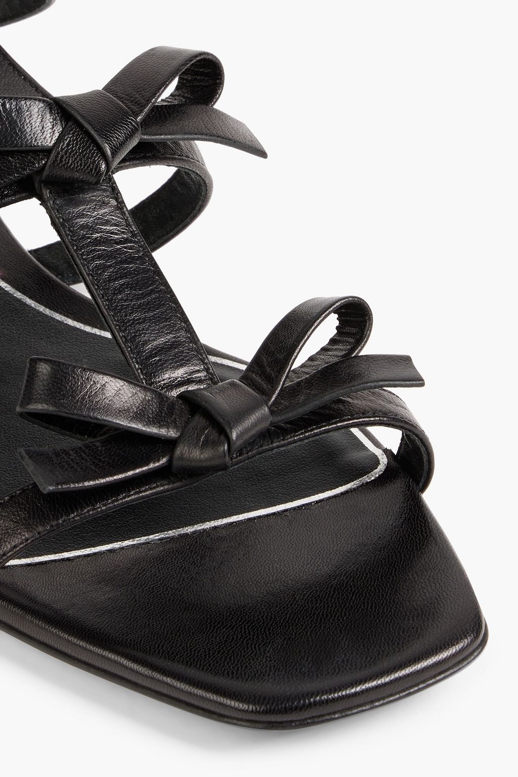 VALENTINO GARAVANI French Bows leather sandals