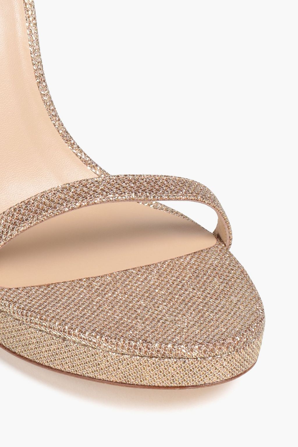 STUART WEITZMAN ラメ サンダル