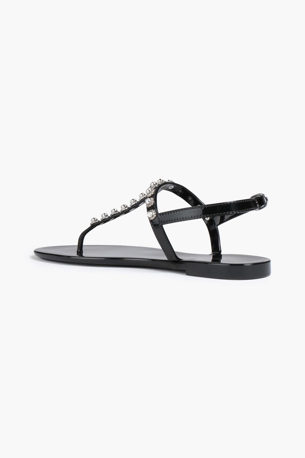STUART WEITZMAN صندل «غولدي» من مادة PVC مزين بزخارف ومزود بحزام كاحل