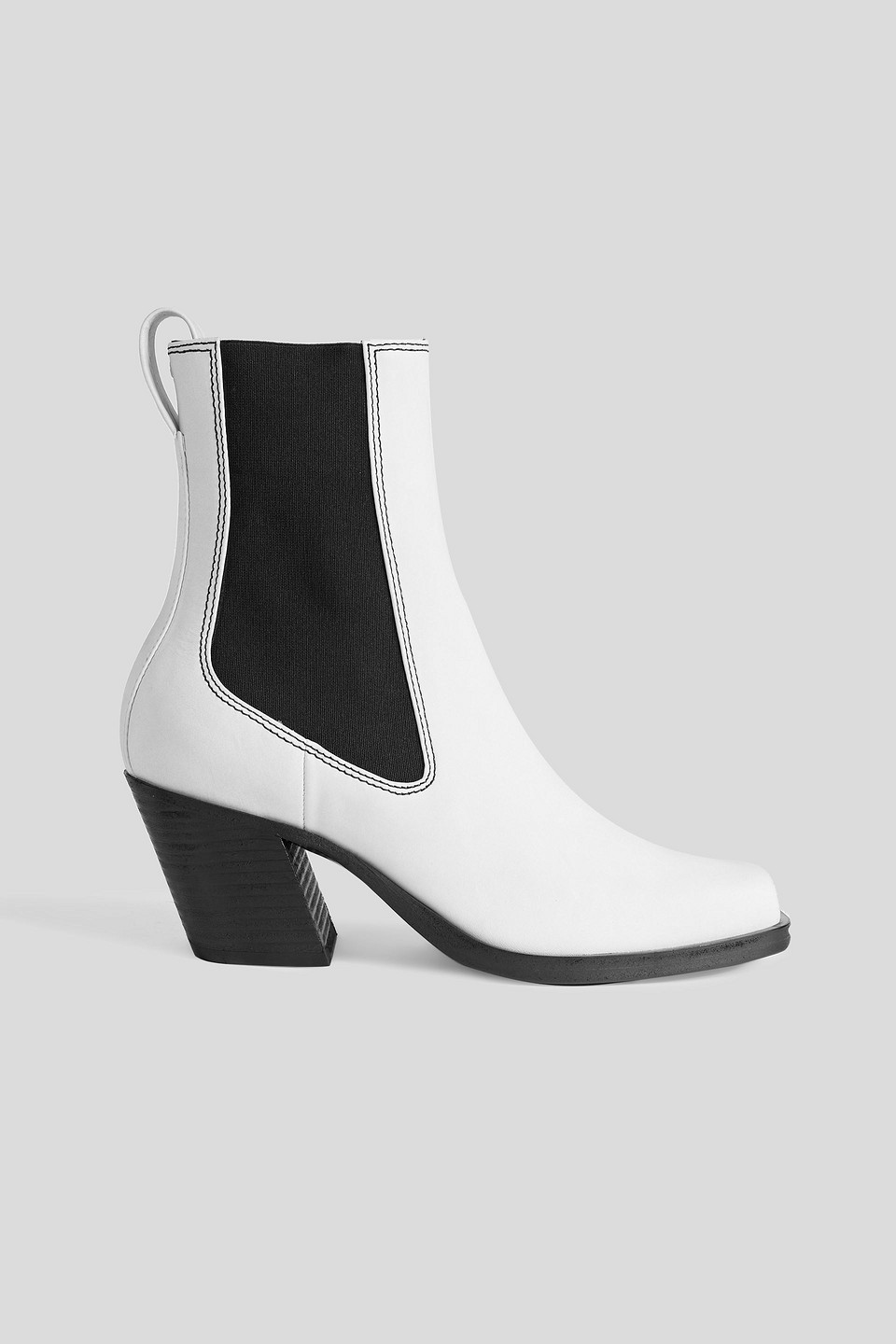 Shop Rag & Bone Axis Leather Ankle Boots In White