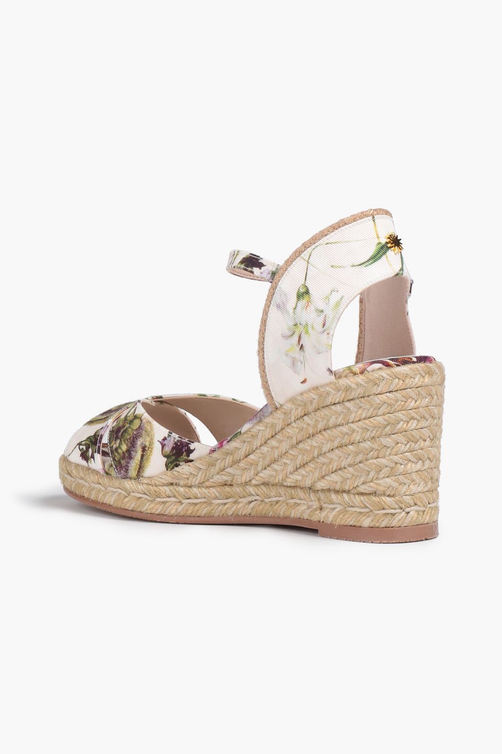 STUART WEITZMAN ツイル エスパドリーユ フローラルプリント