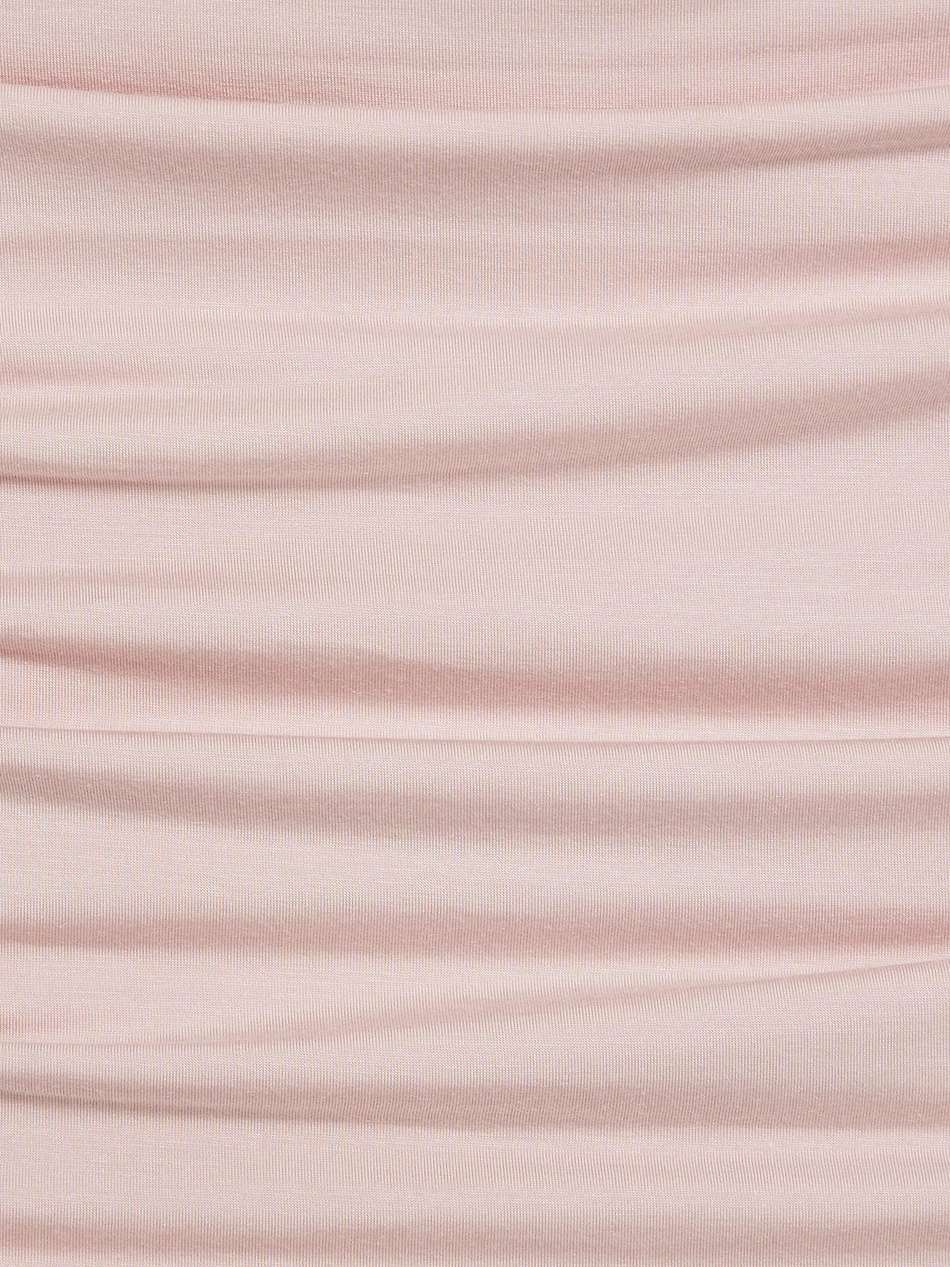 ruched micro modal-blend jersey mini dress