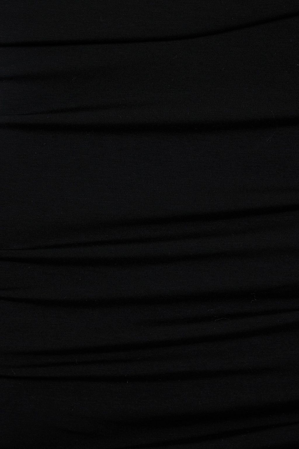 THE LINE BY K Ruched Micro Modal-blend jersey mini dress