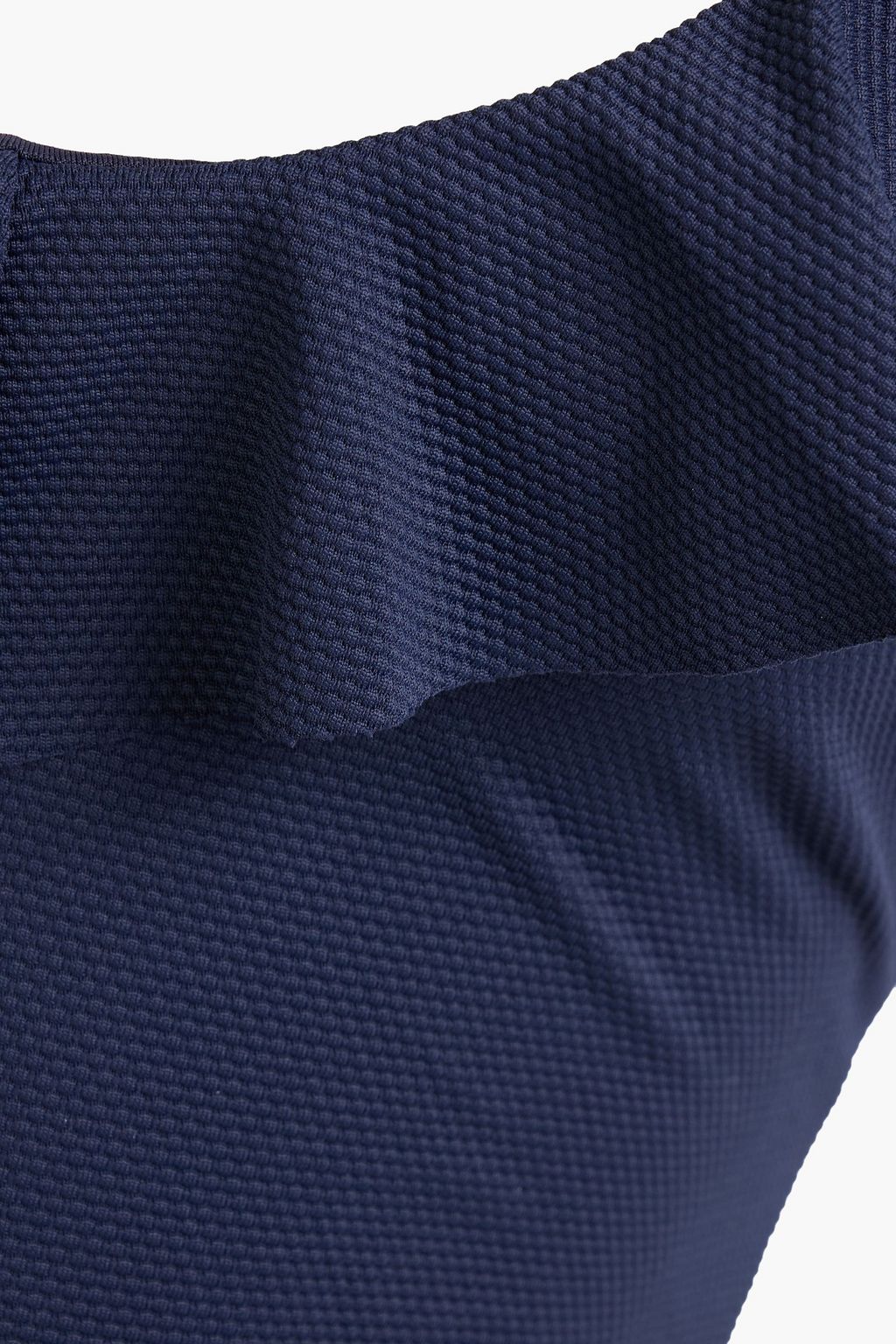 EBERJEY ストレッチピケ スイムウェア ラッフル付き