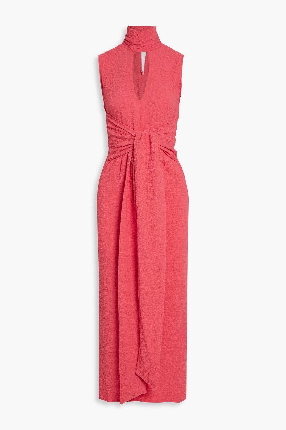 The Line By K Quincy Cloqué Midi Dress In Pink