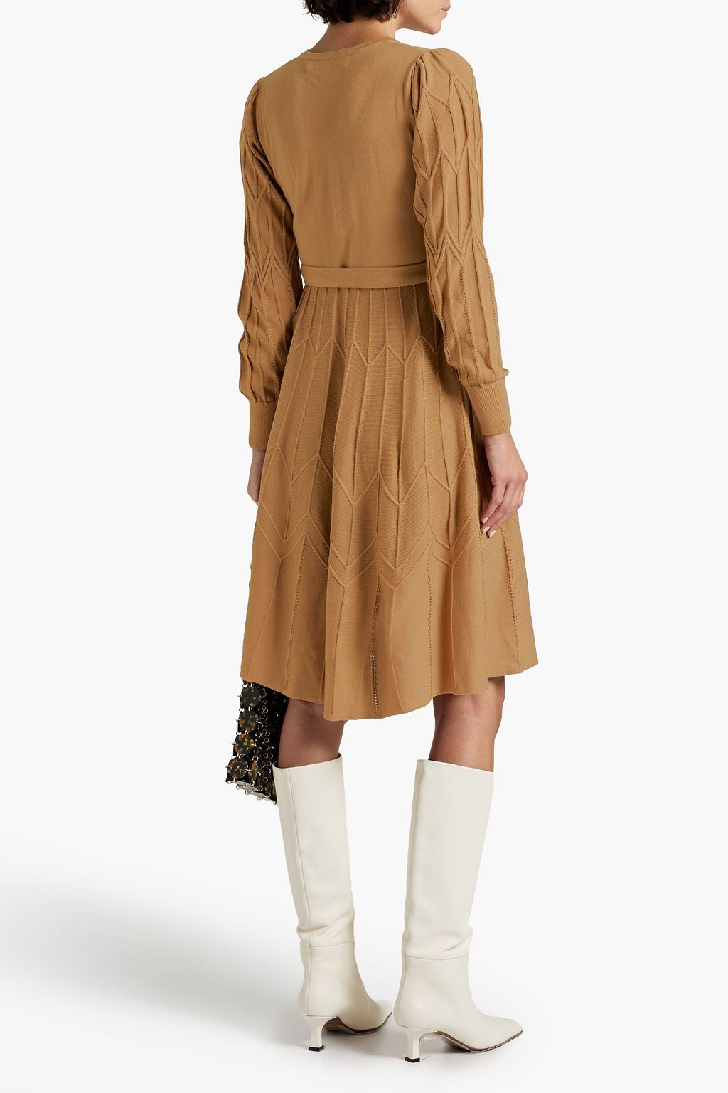 DIANE VON FURSTENBERG Kaja jacquard-knit wrap dress