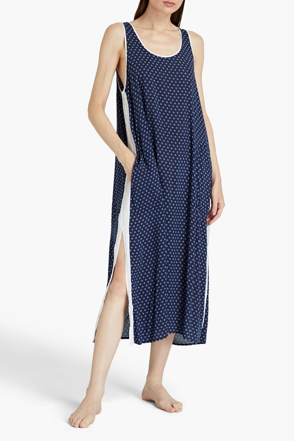 DKNY Printed jersey nightdress