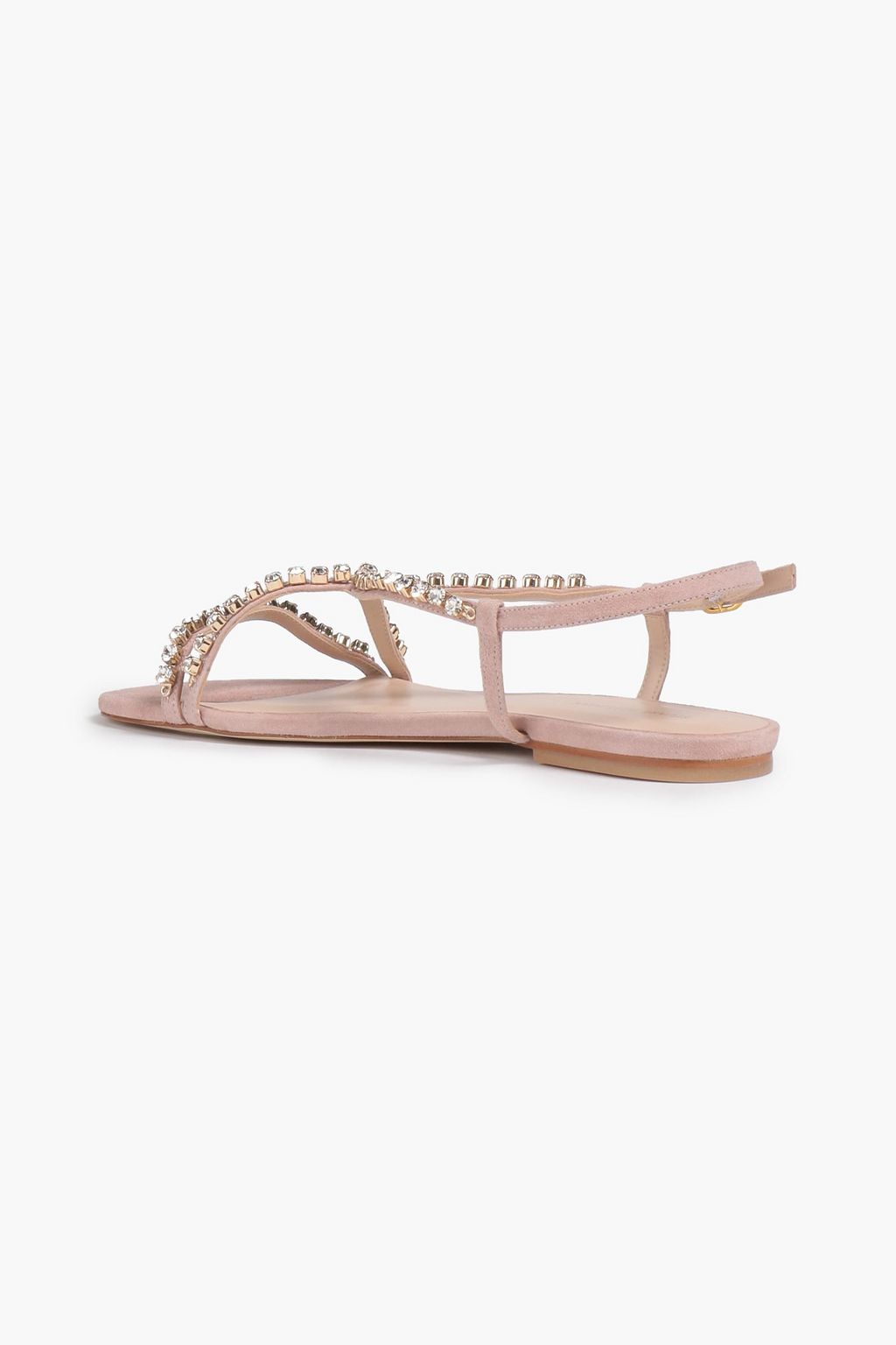 STUART WEITZMAN صندل من الجلد السويدي مزين بزخارف