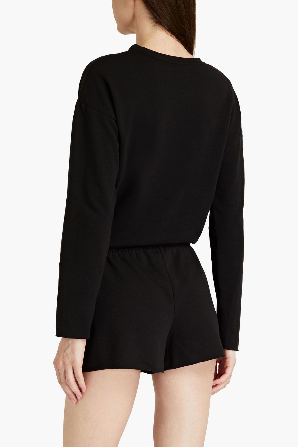 DKNY Appliquéd cottonblend jersey pajama set THE