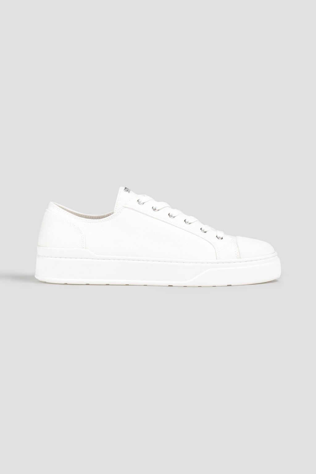 STUART WEITZMAN Sammy twill sneakers | THE OUTNET