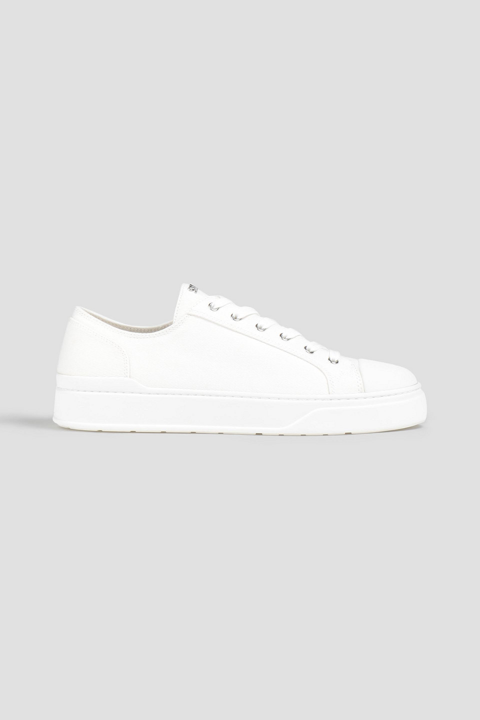 Stuart Weitzman Sammy Canvas Trainers In White