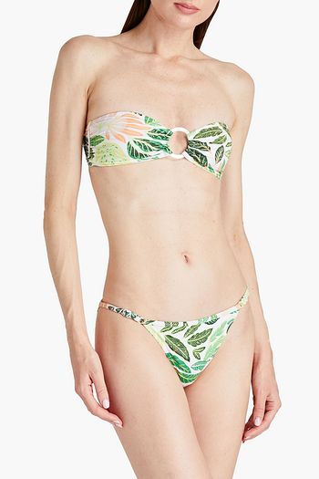 ÊTRE CÉCILE Macy printed low-rise bikini briefs