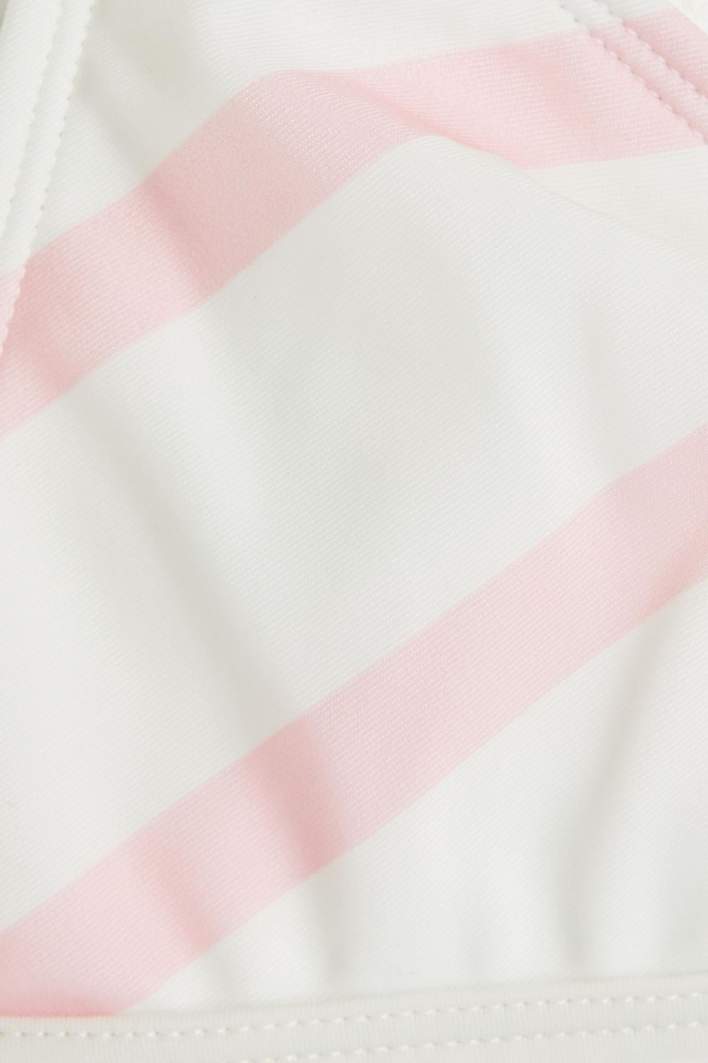 SOLID & STRIPED توب بيكيني مثلث الشكل بتصميم مخطط