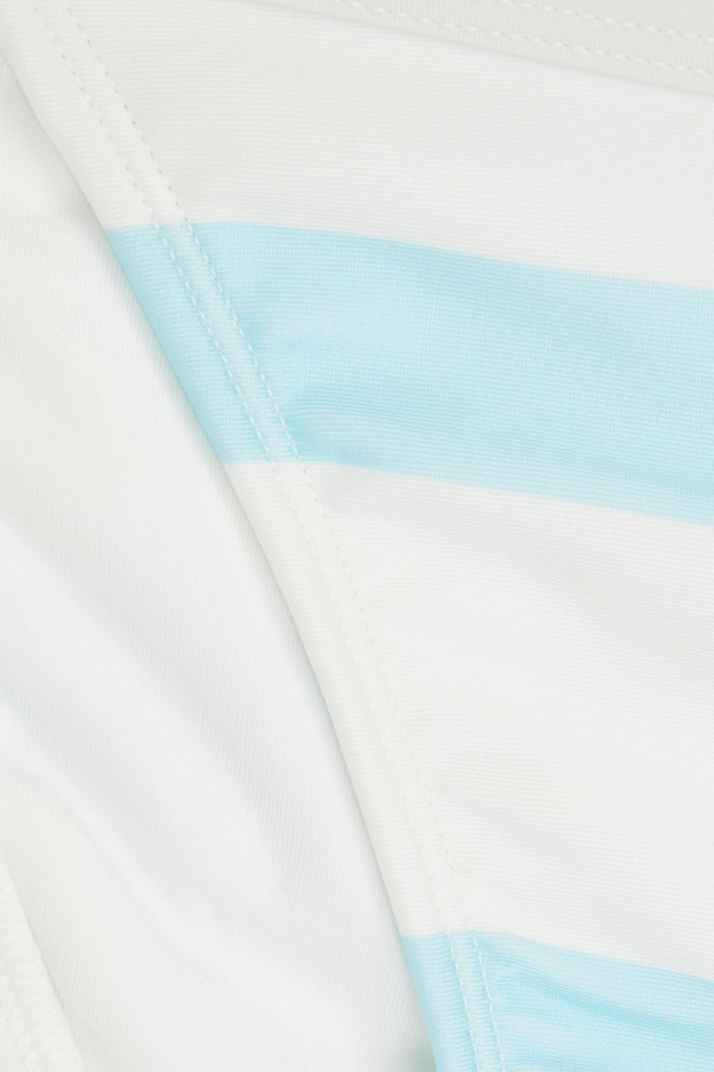 SOLID & STRIPED سروال بيكيني بخصر منخفض بتصميم مخطط