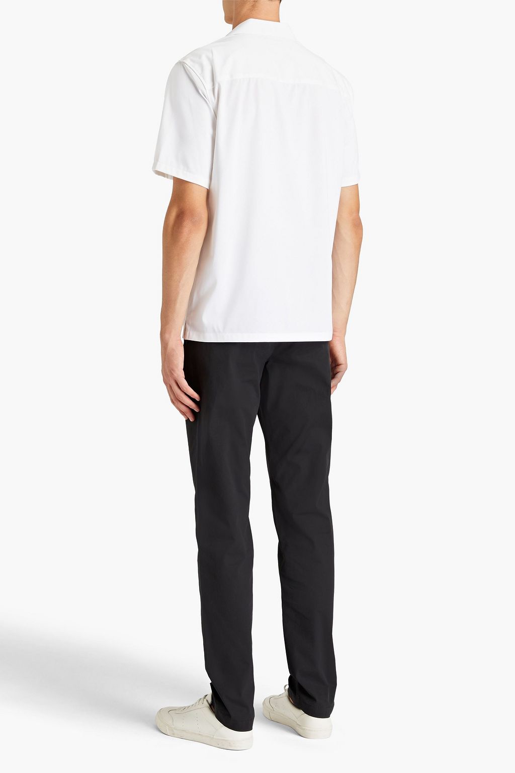 THEORY Cotton-blend jersey shirt