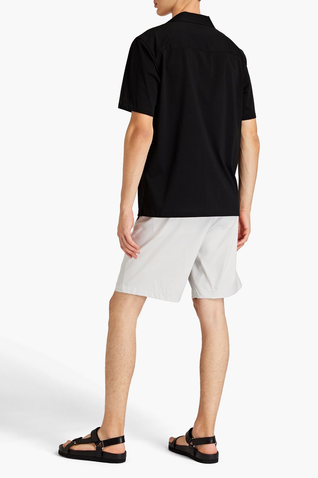 THEORY Cotton-blend jersey shirt