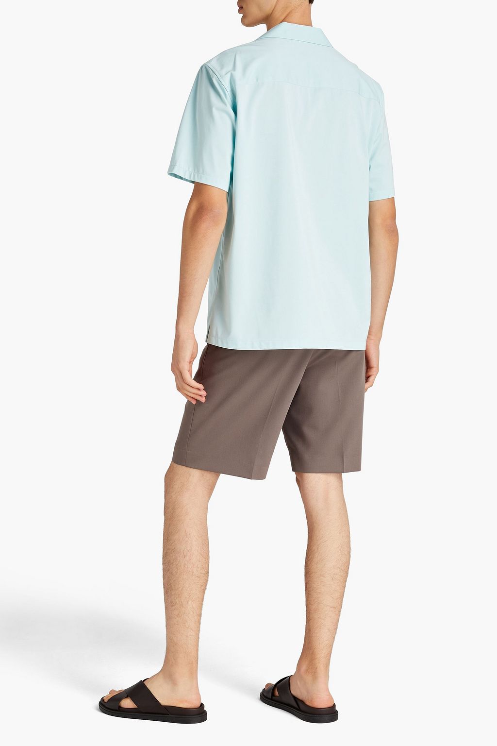 THEORY Cotton-blend jersey shirt