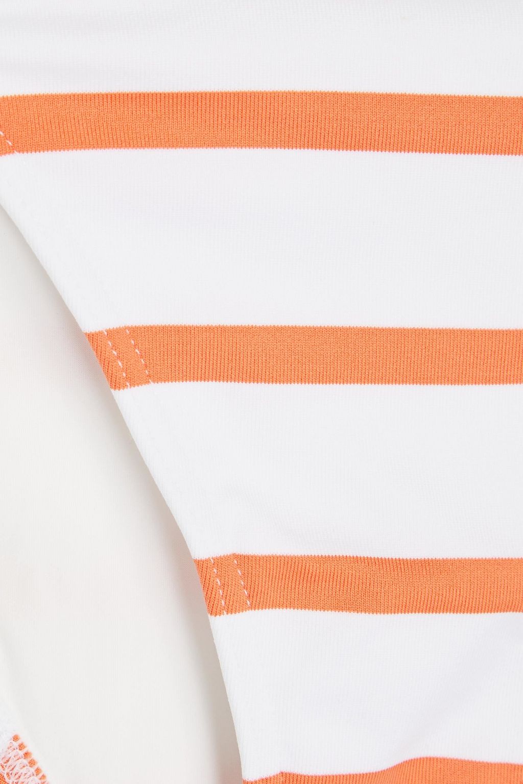 SOLID & STRIPED سروال بكيني بخصر منخفض بتصميم مخطط
