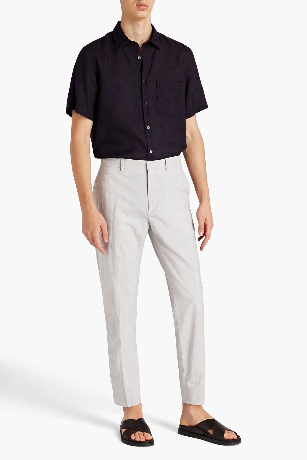 THEORY Slub woven chinos